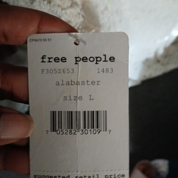 Free People Off white colored Lace Mini Dress - Picture 2 of 4